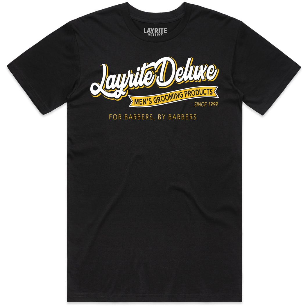 Classic Banner Vintage Black Tee