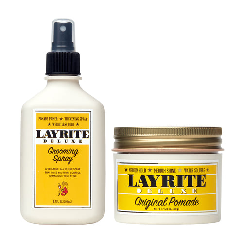 Layrite Deluxe Original Pomade and Grooming Spray
