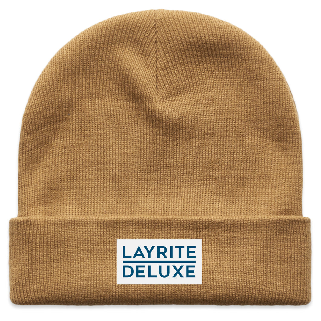 Split Camel Cuff Beanie