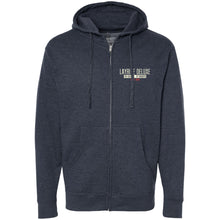 Load image into Gallery viewer, Poker Chip- Navy Zip Up Hoodie
