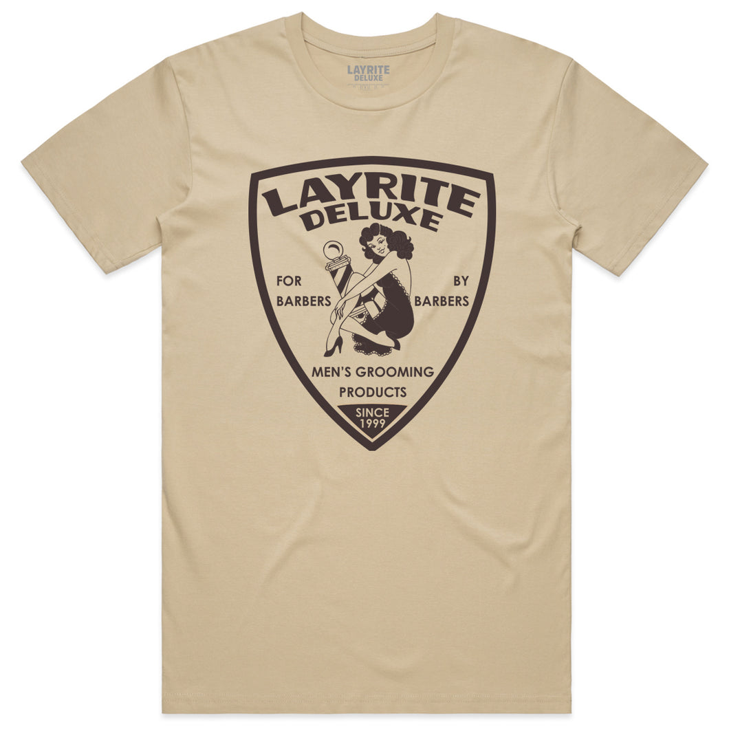 Shield Tan Tee