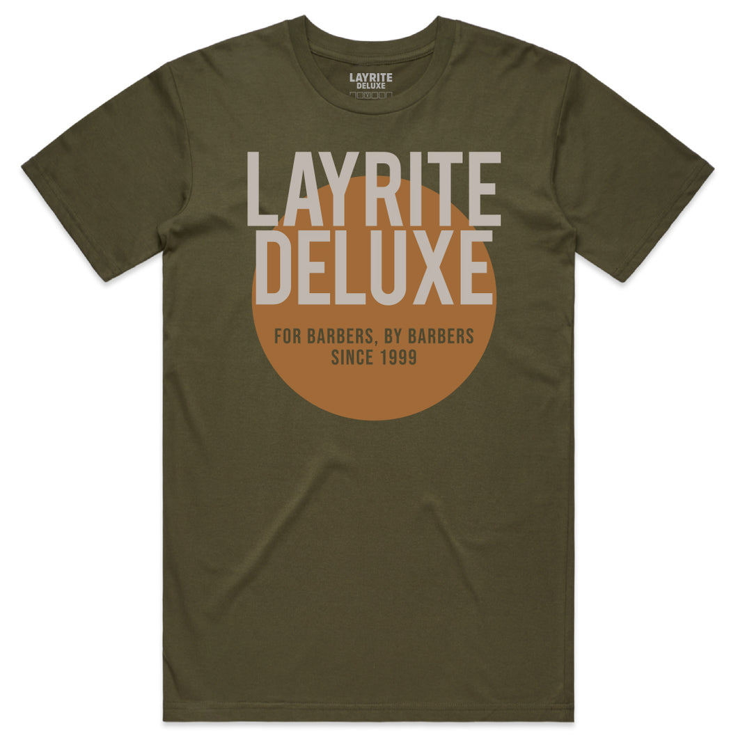 Sunset Olive Green Tee